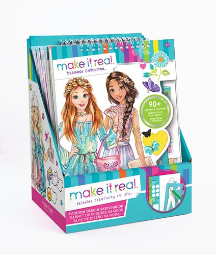 Image du produit Make it Real Carnet de croquis de mode