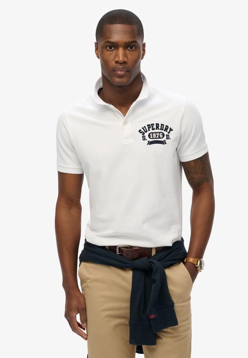 Actual product image Superdry Classic polo with applied pattern (L)