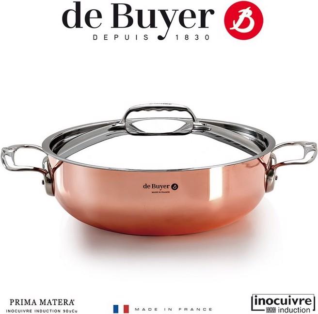 Image du produit de Buyer prima matera (28 cm, Cocotte + faitout, Acier inoxydable, Cuivre)