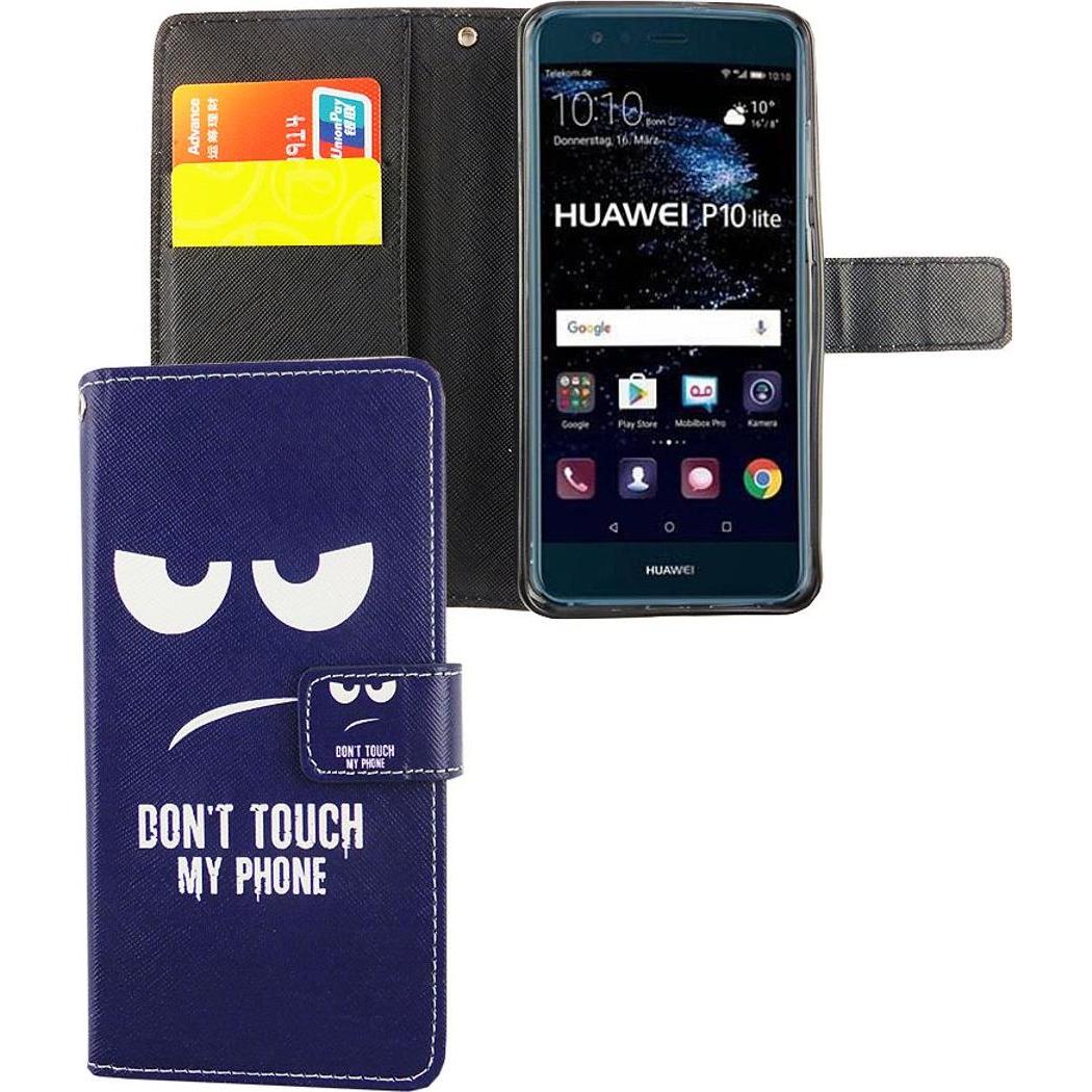 König Design Hülle Handy Schutz für Huawei P10 Lite Case Cover Tasche Wallet Etui Handyhülle (Huawei P10 Lite), Smartpho...