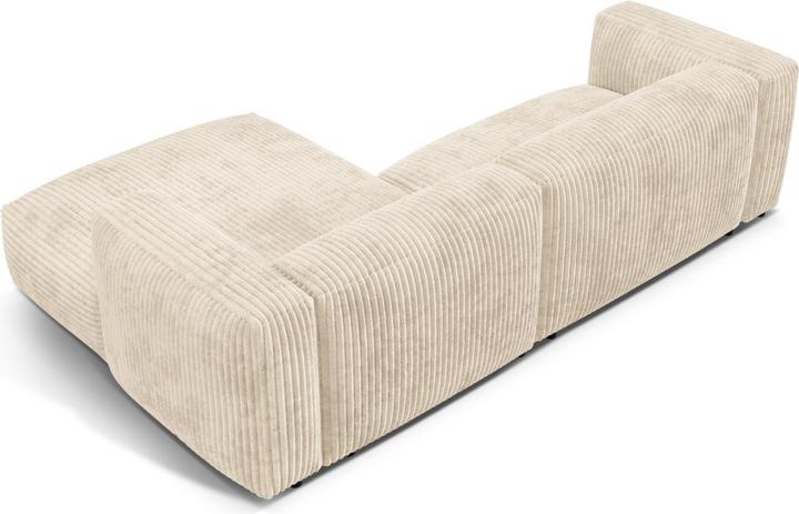 Image du produit Micadoni Canapé D'Angle Droit Modulaire, "Martina", 2 Places, 283x176x75 Fabriqué en Europe (Canapé modulaire, Canapé d'angle)