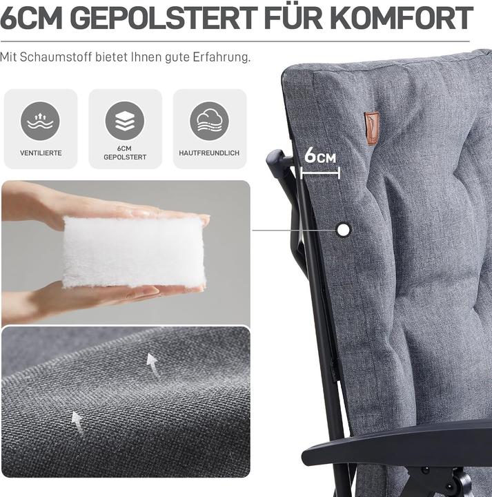 Produktbild Mara Vital 2er Set Campingstuhl klappbar