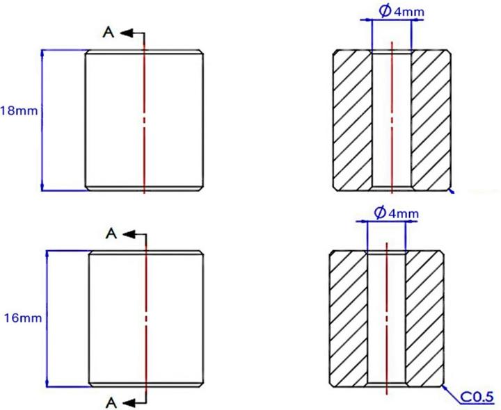 Immagine prodotto Creality Set di molle ammortizzatrici in silicone per letti riscaldati (Ricambi)