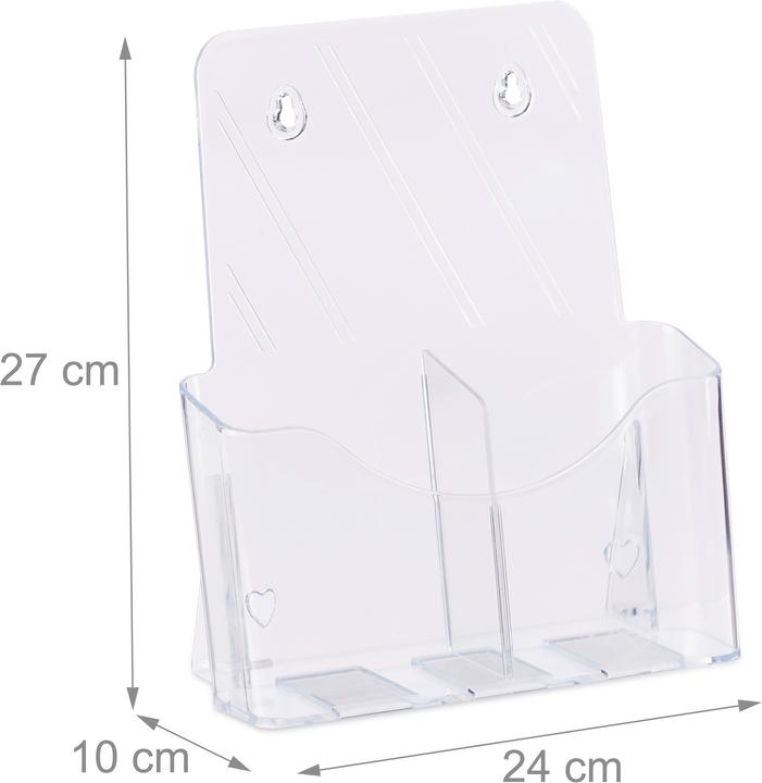 Produktbild Relaxdays Prospekthalter A4 (A4)