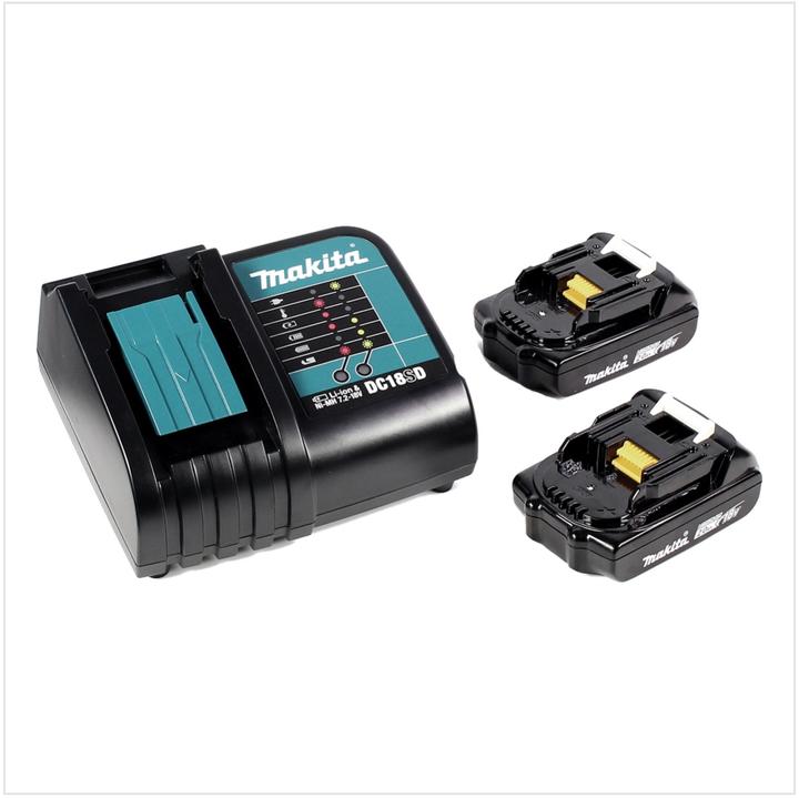 Produktbild Makita DTW 251 RAJ Akku Schlagschrauber 18 V 230 Nm 1/2" + 2x Akku 2,0 Ah + Ladegerät + Makpac