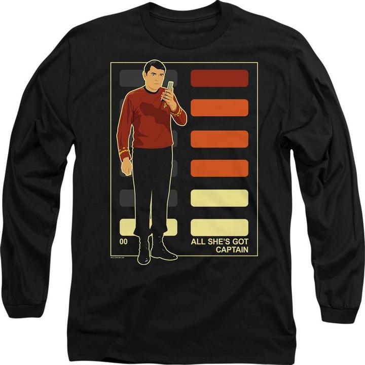 Actual product image Unisex Adult All She's Got Captain T-Shirt (XXL)