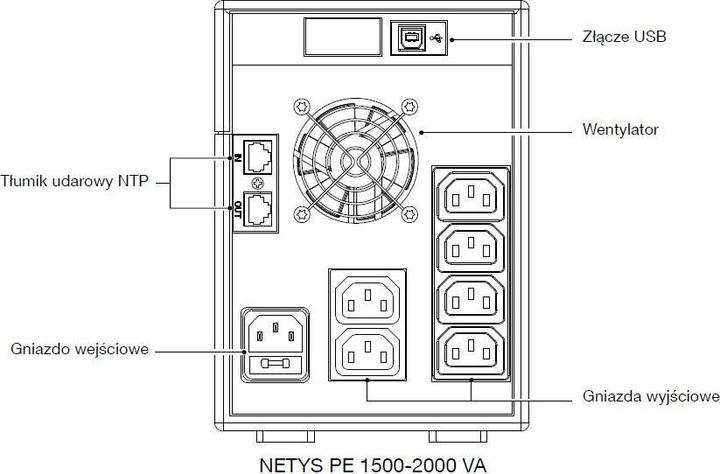 Produktbild Socomec NPE-2000-LCD (2000 VA, 1200 W, Line-Interaktiv USV)