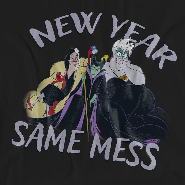 Produktbild Disney Villains New Year Same Mess TShirt (M)