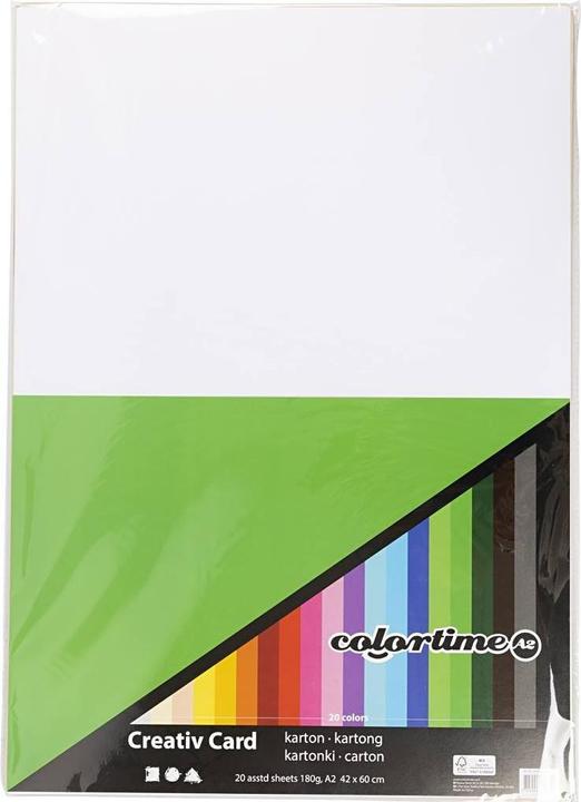 Produktbild Creativ Company Bastelkarton (180 g/m², 20 x)