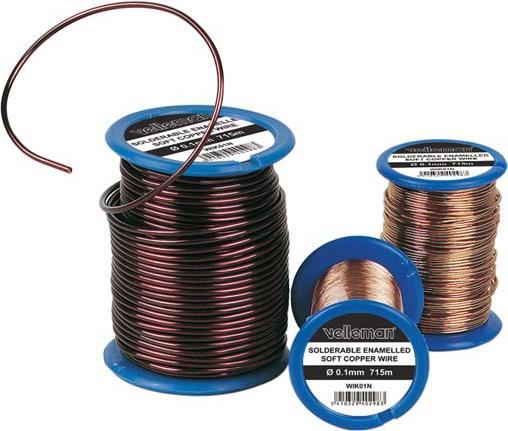 Image du produit Velleman WICK04N Fil d'enroulement Ø 0.4mm (67 m)