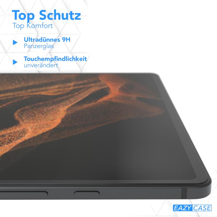 EAZY CASE Tablet Schutzglas für Samsung Galaxy Tab S8 Ultra (1 Stk., Samsung Galaxy Tab S8 Ultra)