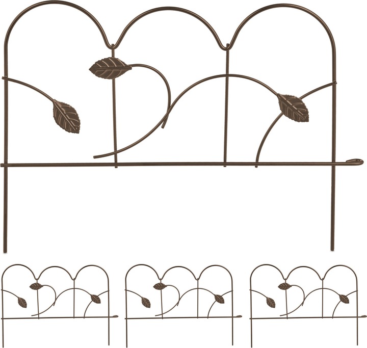 Image du produit Relaxdays 4x bordure de parterre (1.50 cm)