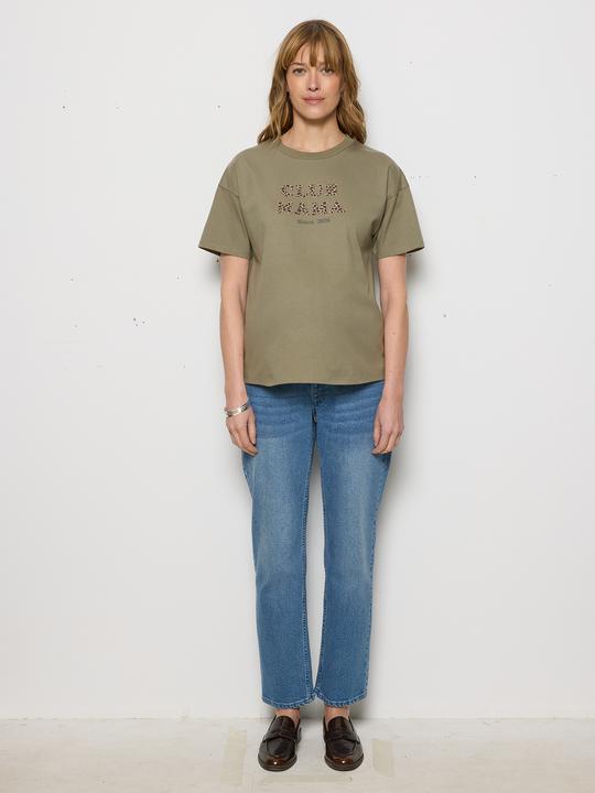 Produktbild Vertbaudet Umstands-Shirt CLUB MAMA Leoprint Bio-Baumwolle (44, 46)