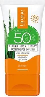 Lirene Sun Protective Face Lotion With Aloe Vera Spf50 50Ml (Sonnencreme, SPF 50, 50 ml)