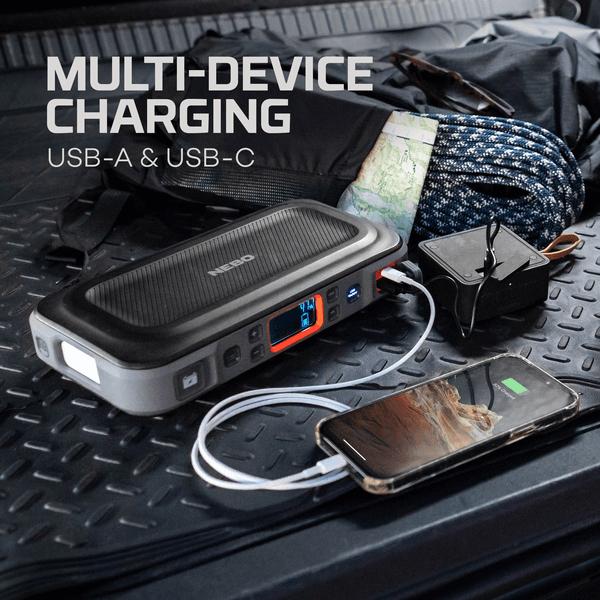 Immagine prodotto Nebo Assist Air Sprung Starter Kompressor (1500 A, 26000 mAh)