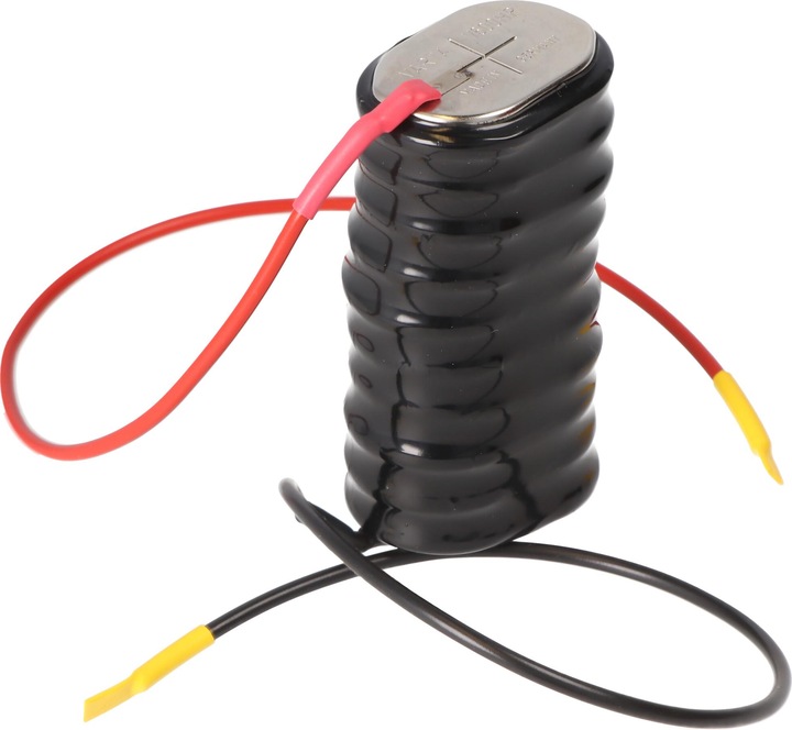 Actual product image Varta 12 Volt battery pack similar to 10/600DKZ with cable, 25x35x70mm 12V 600mAH (1 pcs., 600 mAh, Rechargeable battery)