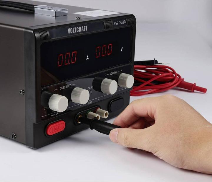 Immagine prodotto Voltcraft MSB-532 Messleitung 4mm 2 m Schwarz 2,5mm² CAT IV 600V 32 A