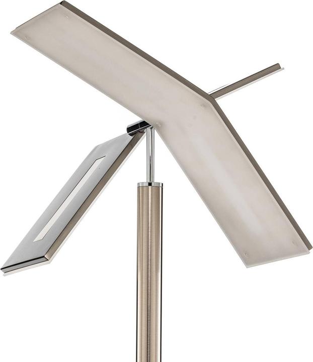 Produktbild Lucande Hadlee LED-Stehleuchte, nickel (5000 lm)