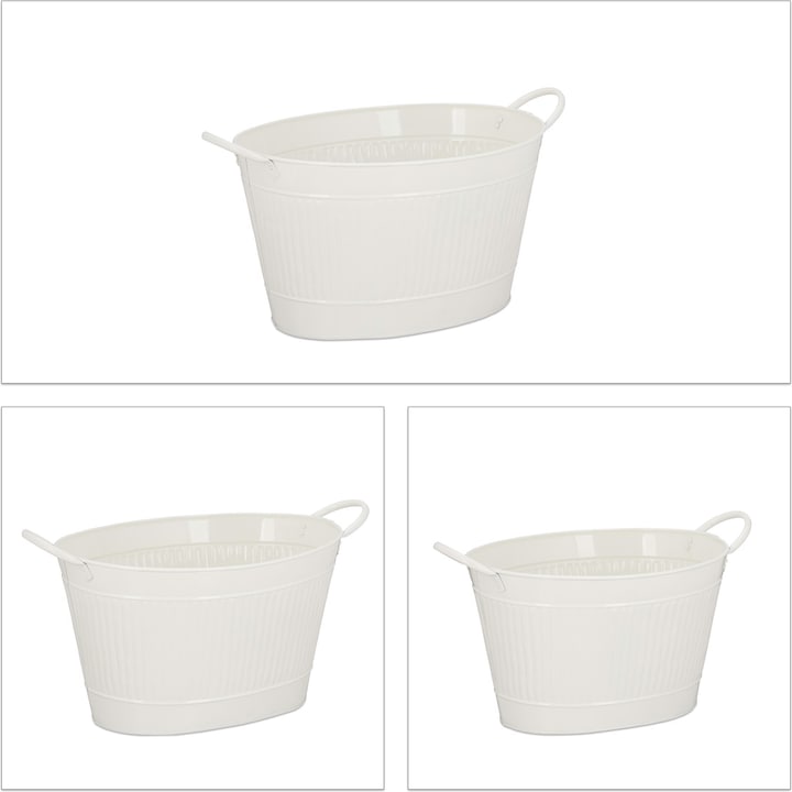 Produktbild Relaxdays Metallwanne (49 cm)