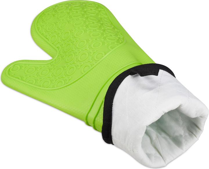 Image du produit Relaxdays Gants de four en silicone (Silicone, Coton)
