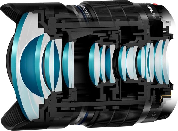 Productafbeelding Olympus OM System m.Zuiko PRO 8mm F1.8 FishEye (Micro Vier Derde)