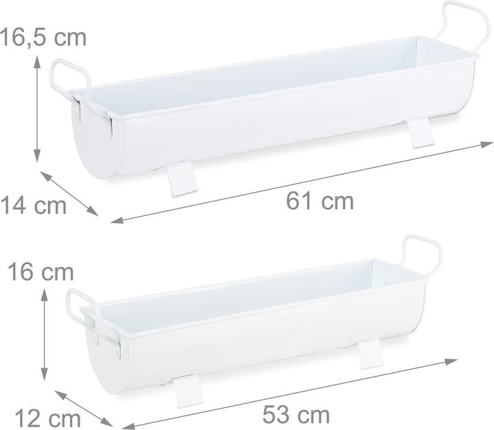 Immagine prodotto Relaxdays Blumenkasten (61 cm)
