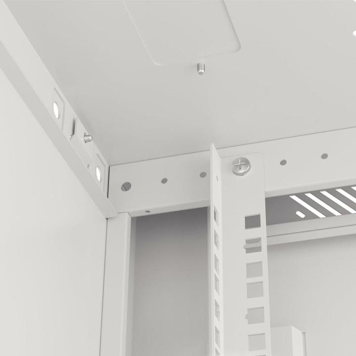 Image du produit Lanberg Rack mural 19 " 18U 600X450mm gris (18 HE, Rack 19 pouces)