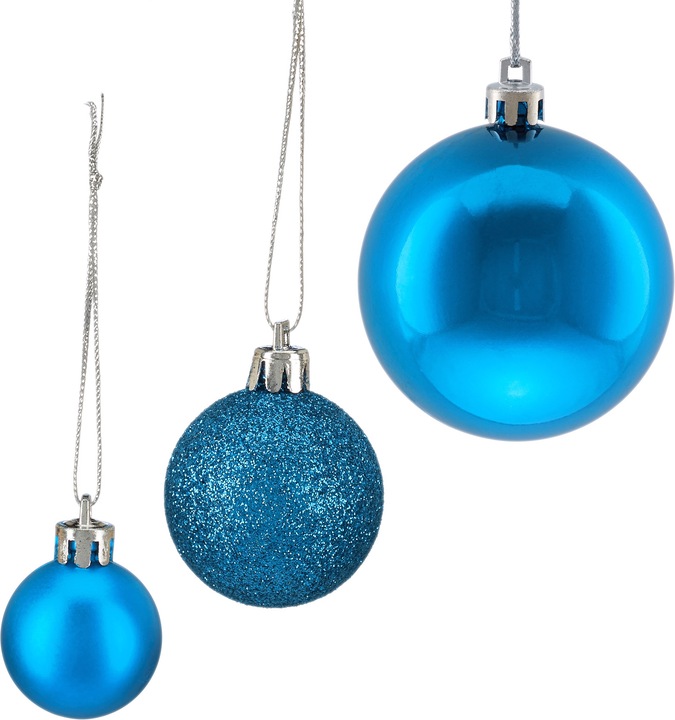 Actual product image Relaxdays Christmas Bauble Set of 100 (100 -part)