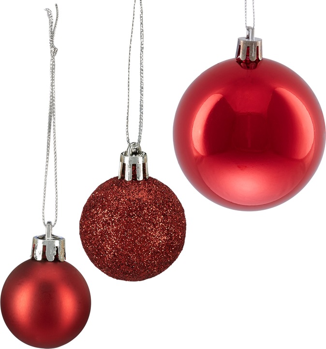 Actual product image Relaxdays Christmas Bauble Set of 100 (100 -part)