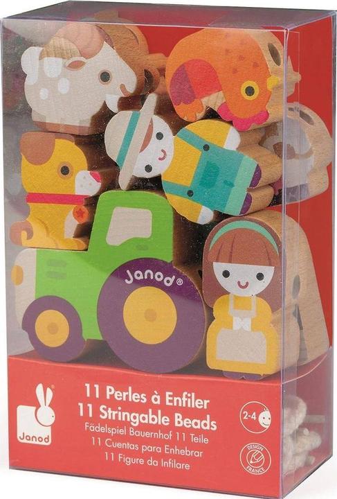 Actual product image Janod Thread game farm