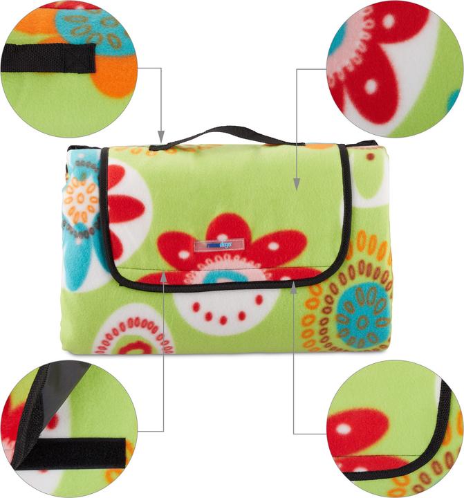 Produktbild Relaxdays Picknickdecke