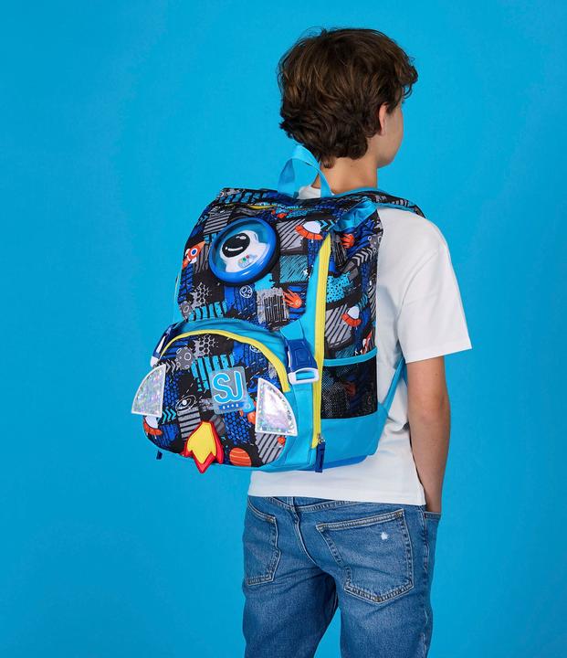 Image du produit Seven SJ Gang Sac à dos scolaire extensible Bleu (26 l)