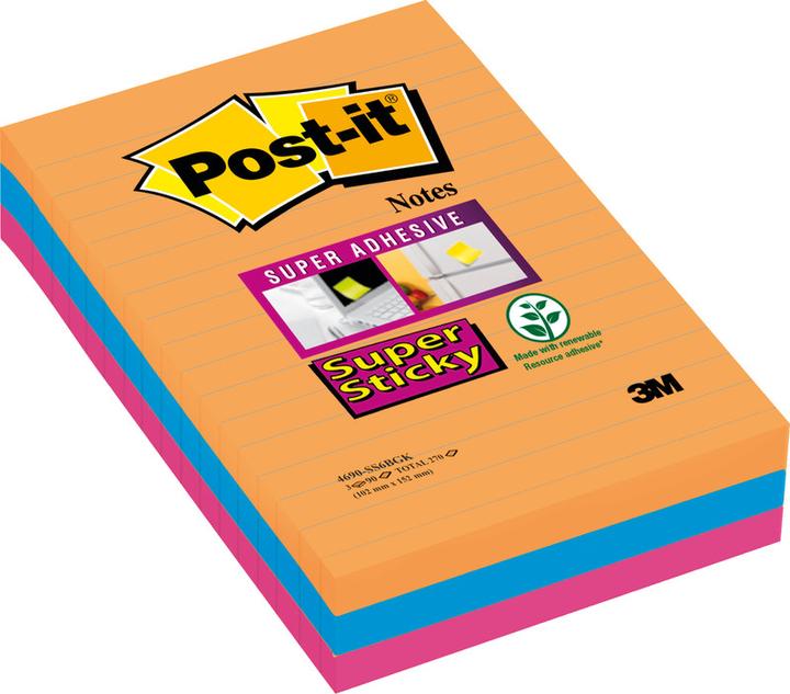 Produktbild Post-it Super Sticky Boost (101 x 152 mm)
