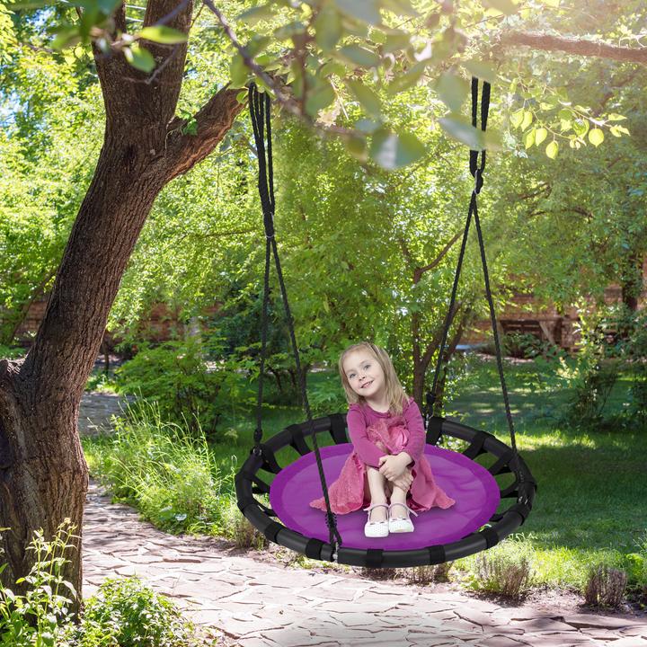 Actual product image Relaxdays 80 cm Nest Swing