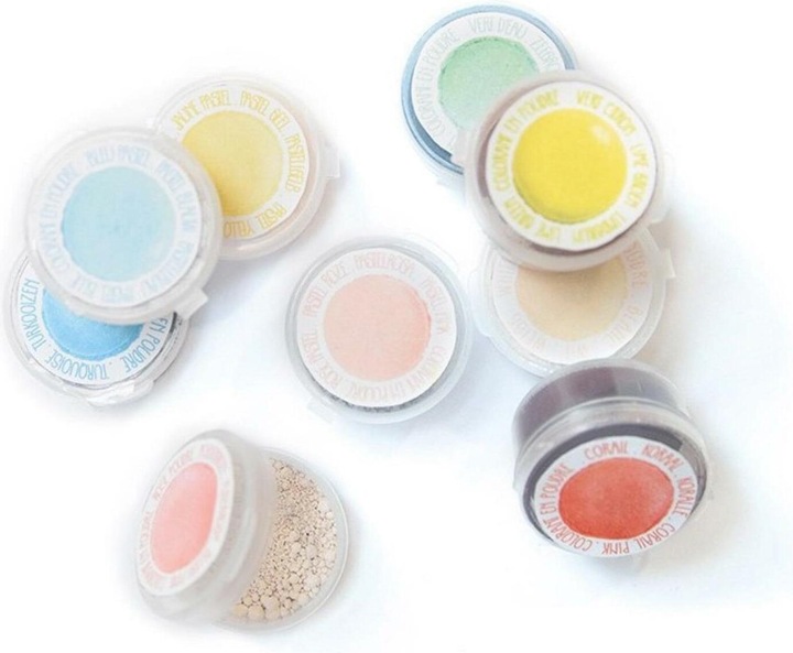 Actual product image ScrapCooking 9 mini food colours in powder form, pastel (105 ml)