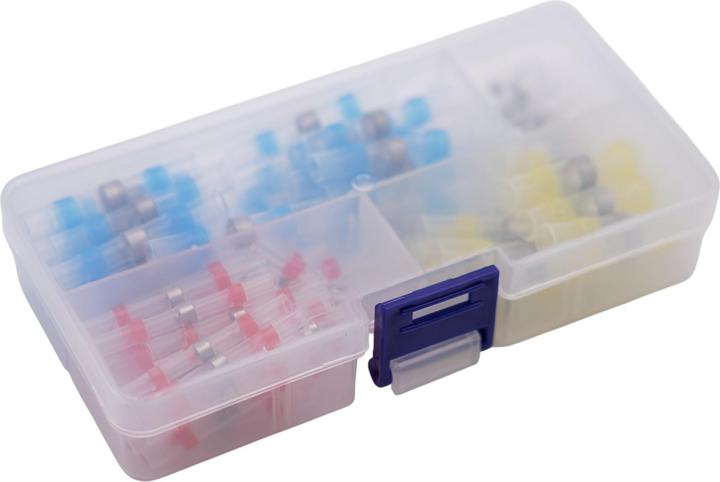 Purecrea Schrumpfschlauch Lötverbinder Set 0.25-6mm2 100 Stück (100x)