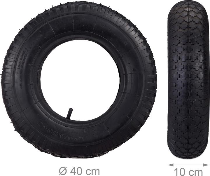 Produktbild Relaxdays Schubkarrenreifen 4.""