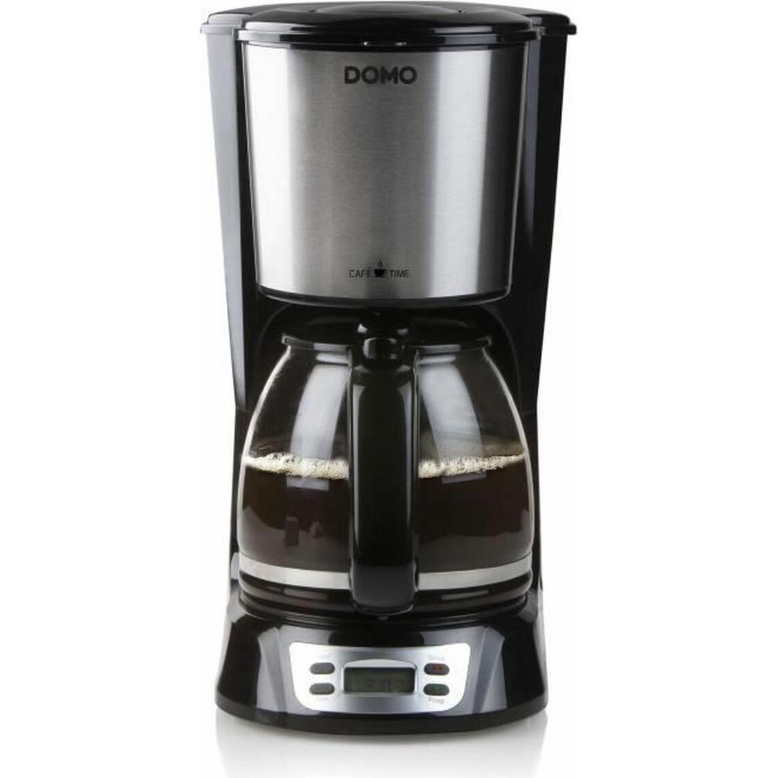 Domo DO708K - Koffiezetapparaat - 1,5 L - Timer - RVS (DO708K)
