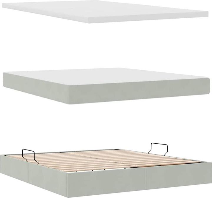 Image du produit vidaXL Modernes Bett (180 x 200 cm)