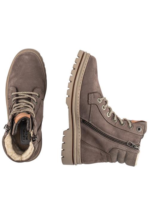 Actual product image Camel Active Boots Tumbled Nubuk/Split DUNKELGRAU (40)