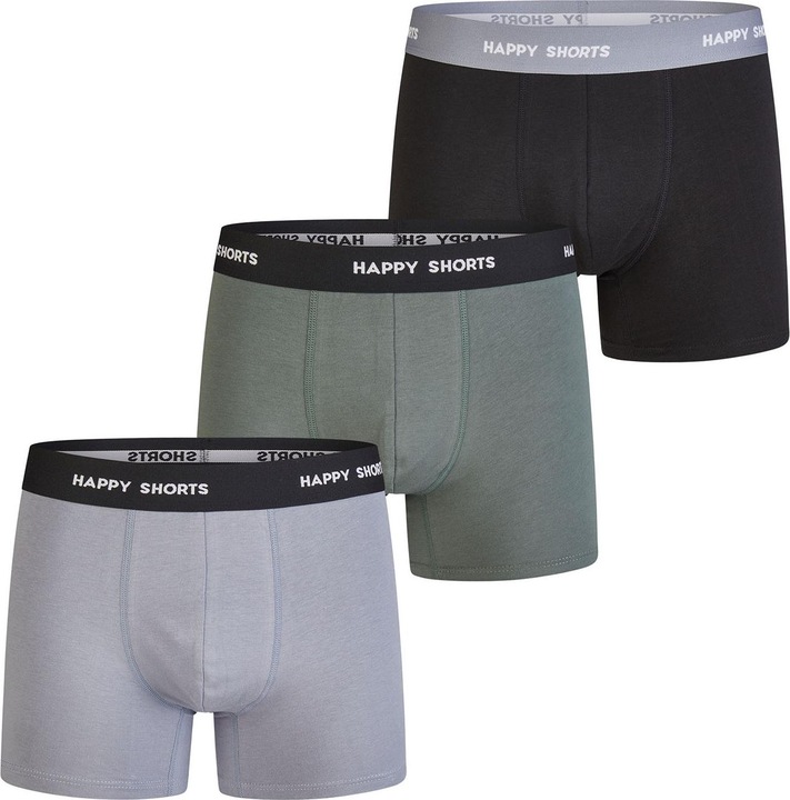 Produktbild Happy shorts Retro Boxer Jersey (M, 3er Pack)