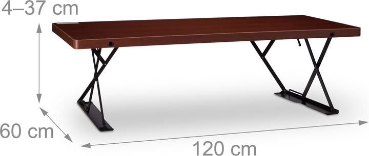 Produktbild Relaxdays Steh-Schreibtischaufsatz (120 x 60 x 4 cm)
