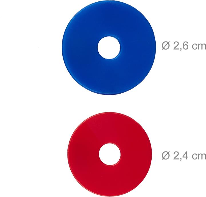 Actual product image Relaxdays Pack of 10 Parking Discs with Ice Scraper