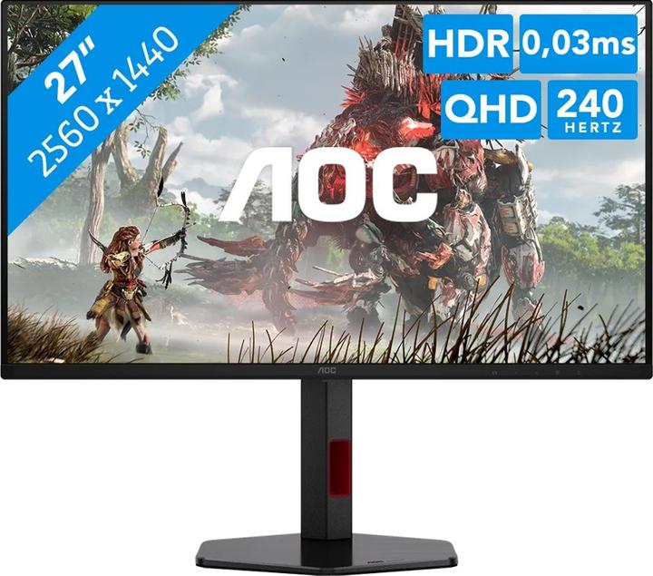 Image du produit AOC Q27G4ZDR QD OLED (2560 x 1440 pixels, 26.50")