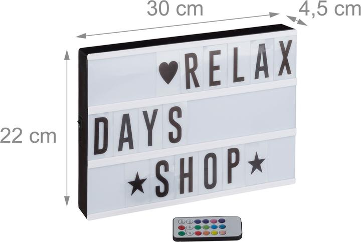 Image du produit Relaxdays Lightbox
