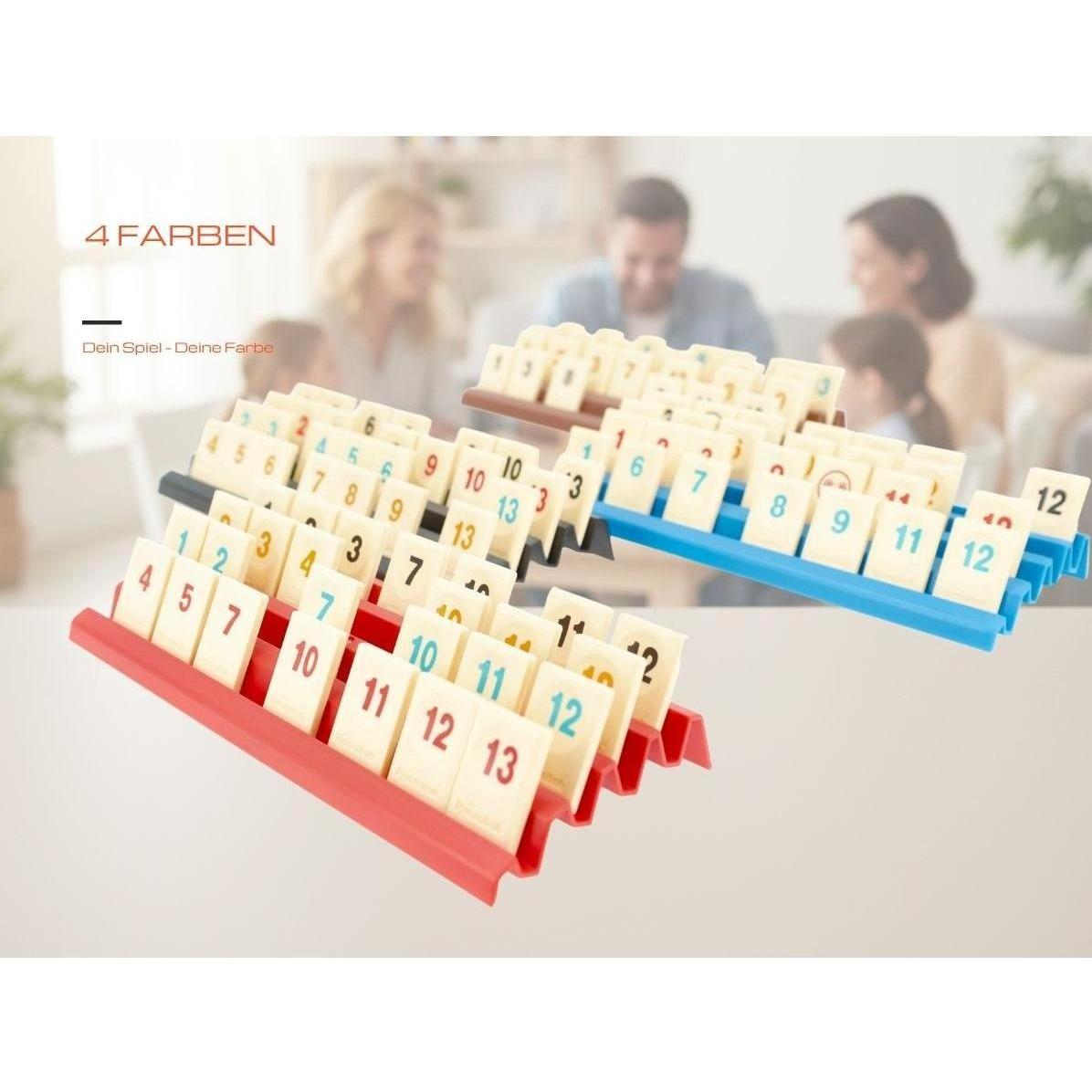 Feldherr Ablagebrett aus Kunststoff für Rummikub – 4 Slots (Materiale sintetico)