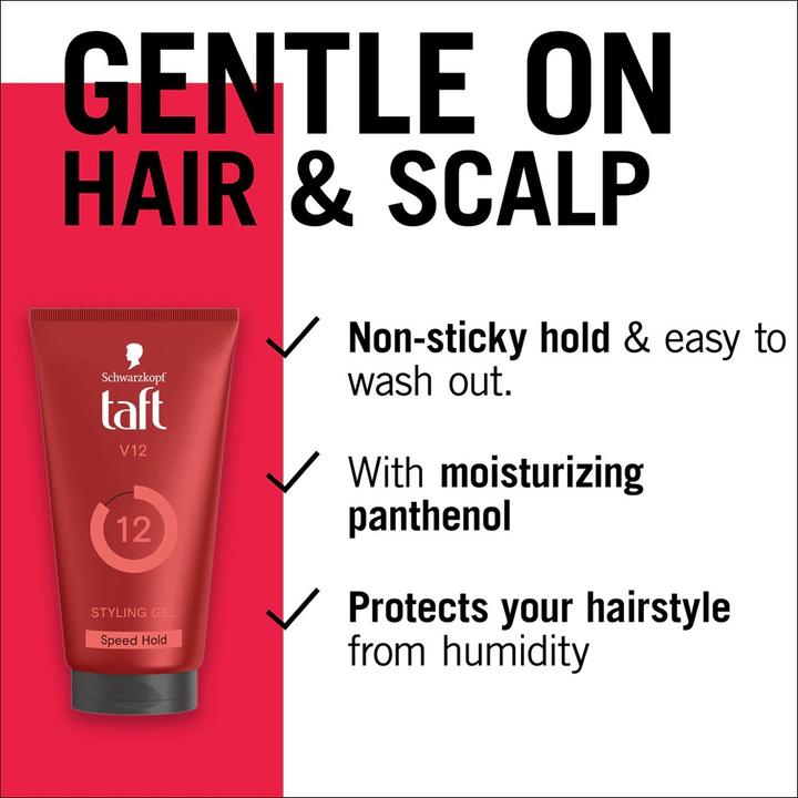 Produktbild Schwarzkopf Taft V12 Styling Hair Gel 150Ml (Haargel, 150 ml)