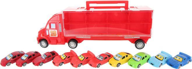 Produktbild Besttoy Autotransporter inklusive 10 Fahrzeugen