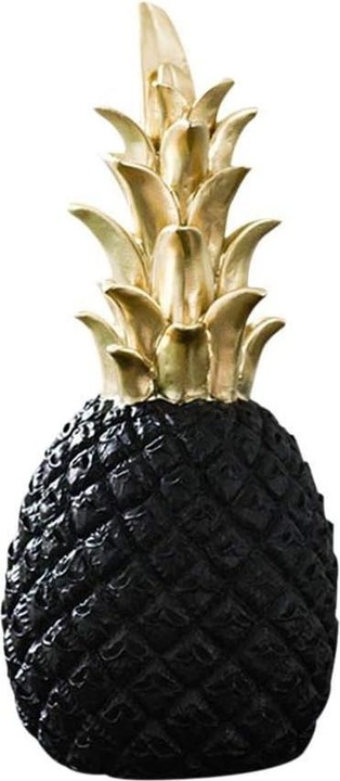 Actual product image Cbx Pineapple decoration black gold 18cm