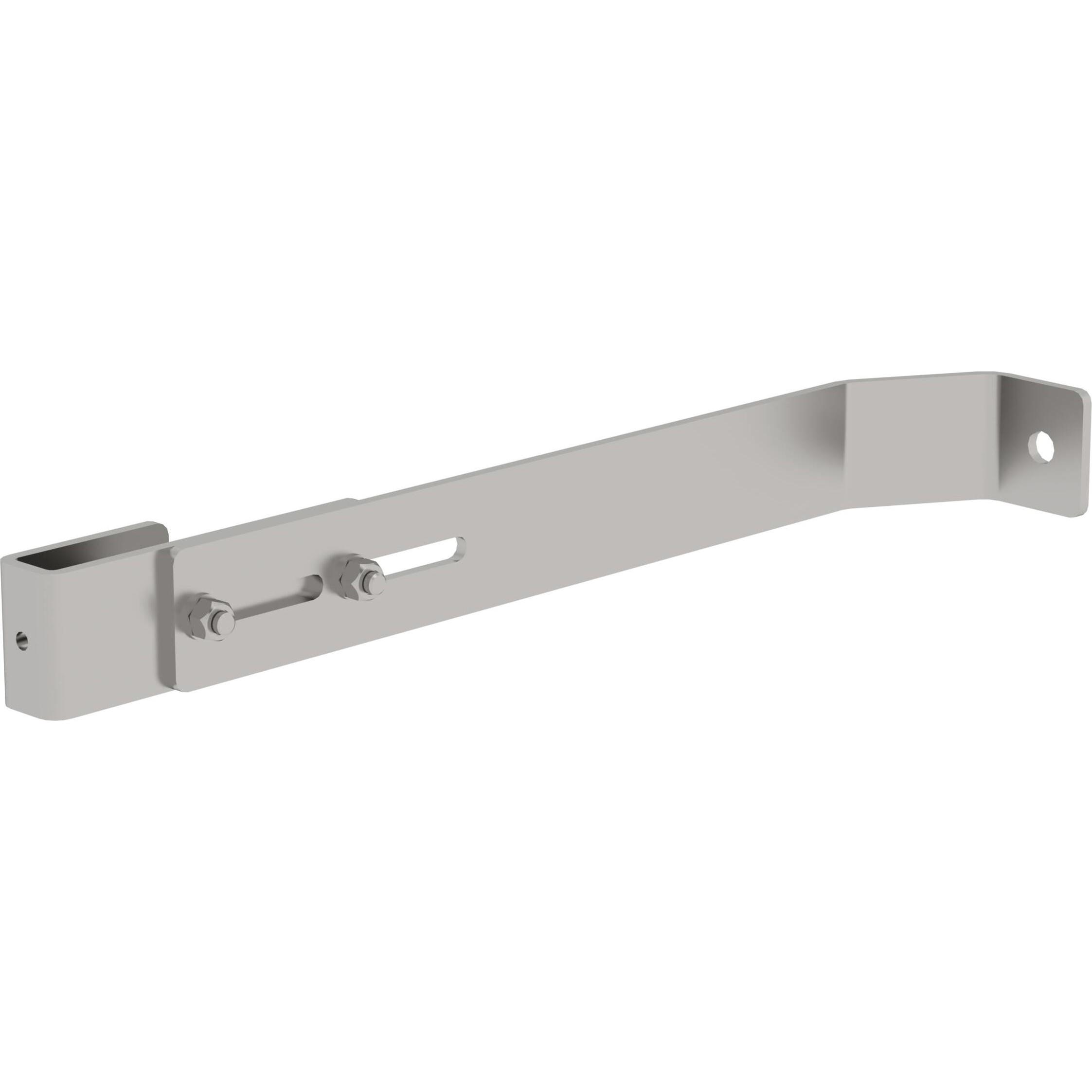 Munk, Scala a pioli, Staffa a muro, regolabile, in acciaio inox f. scala ad albero